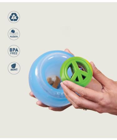 Planet Dog Orbee-Tuff Snoop - Interactive Snack Ball for Dogs - Large Blue Toy - International Shipping - Buy Online on GoSupps.com