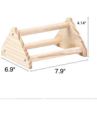 GINTUTO Pine Wooden Chick Jungle Gym Roosting Bar - Small Chicken Perch Toys for Coop and Brooder - Ideal for Large Bird Baby Chicks and Parrots - Buy Online on GoSupps.com