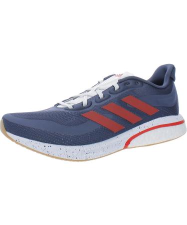 adidas Men's Supernova Running Shoe 6.5 UK Shadow Navy Vivid Red Cloud White