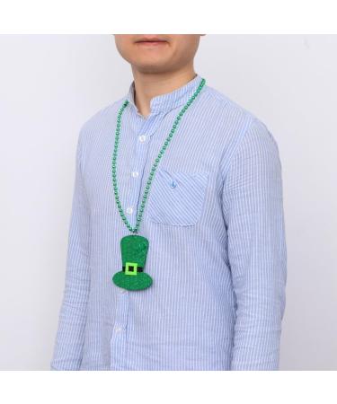 Abaodam Necklaces A Necklace Shamrock Jewelry Bead Pendant Green Beads Necklace Cap Necklace Bead Ireland - Buy Online on GoSupps.com
