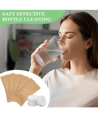 HOTUT Water Bottle Cleaning Tablets 32 Pcs Citric Kettle Descaler Tablets Removes Tough Stains and Odors Reservoir Cleaning Tablets for Cleansing Plastic Bottles Flasks Cafetieres and Teapots - Buy Online on GoSupps.com