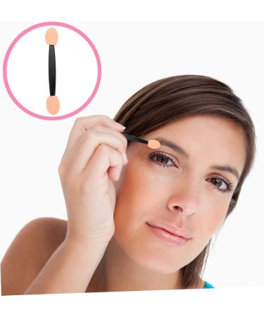 Didiseaon 100pcs Double Ended Eyeshadow Brush Eyeshadow Stick Eye Shadow Applicator Makeup Brush Bulk Tool 6.5x1.3cm Black - Buy Online on GoSupps.com