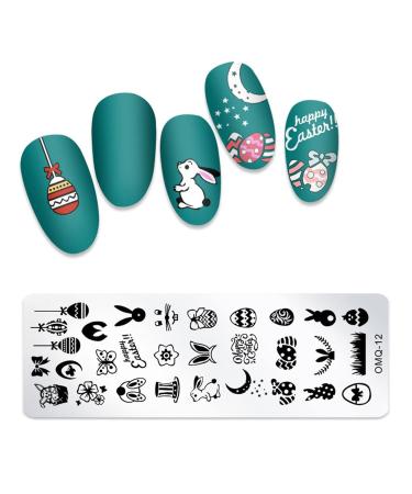 DIY Christmas Nail Art Template - Stainless Steel Snowflake Nail Stamp Plate for Women - Buy Online on GoSupps.com