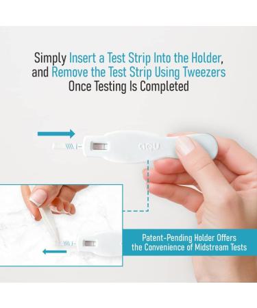 AQU Rate LH Ovulation Test Strips 25 Count - 99% Accuracy Rapid Result Predictor Kit for Women - Monitor Ovulation Period - Buy Online on GoSupps.com