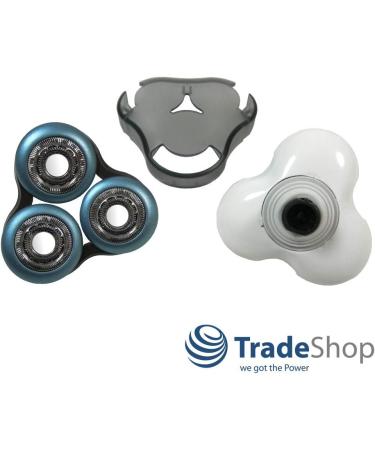 Trade-Shop Shaving Head Replacement for Philips Arcitec RQ1075 RQ1085 RQ1095 - Compatible with Sensotouch 3D | Protective Cap Included - Buy Online on GoSupps.com