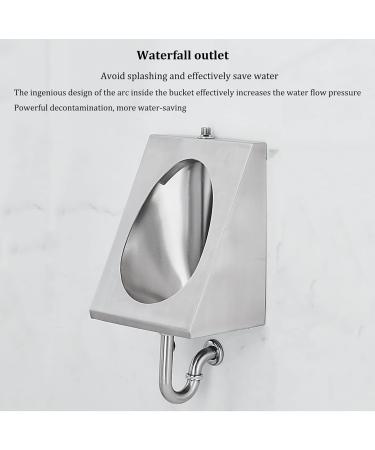 Commercial Washout High-Efficiency Urinal Automatic Sensor Urinal Toilet Urinal Wall Mounted Intelligent Touchless Urinal Flush Valve Auto Urinals Used in Hotel Public (Wall) - Buy Online on GoSupps.com