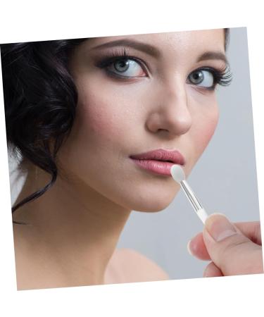 MAGICLULU 2 Sets Lip Gloss Brush Makeup Brush Eyeshadow Silicone Lip Mask Brush Mini Lipsticks Nose Lipstick Applicator Cosmetic Lipstick Brush Makeup Use Lipstick Brush White Miss - Buy Online on GoSupps.com