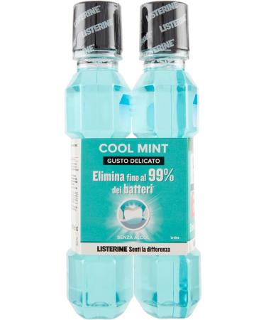 Listerine Zero mouthwash 2 bottles of 500ml - Buy Online on GoSupps.com