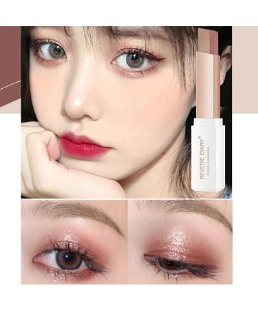 Lazy Double Color Eyeshadow Pen - 6 Matte Shades Waterproof & Durable Two-Tone Eyeshadow Tool - Buy Online on GoSupps.com