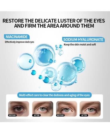 LADY ROSE Revive Eye Cream Hyaluronic Acid + Niacinamide + Retinol Hydrating Dark Circles Brightens Smooths Line Lines Anti-puffing Firms Reduces Dark Spots Fast Absorbing 20g/0.68fl.oz - Buy Online on GoSupps.com