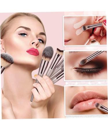 Buy 10 Champagne Gold Makeup Brushes - Premium Makeup Tools for Flawless Application - Buy Online on GoSupps.com