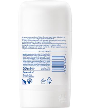  NIVEA NIVEA Antiperspirant Pen Black and White Transparent 50 ml - Buy Online on GoSupps.com