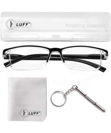 Buy LUFF 4Pcs Anti-Blue-Ray Reading Glasses - Ultralight 1.5X Portable Readers (Noir) - International Shipping Available - Buy Online on GoSupps.com