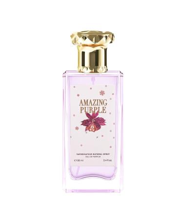 Hybrid & Company Women Amazing Purple Pour Femme Eau De Parfum Vaporisateur Natural Spray 3.4 Fl Oz - Buy Online on GoSupps.com