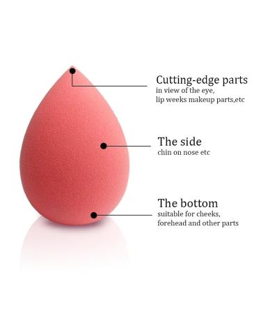 Black Makeup Applicator - Super Soft Sponge Powder Blender for Flawless Foundation & Contour - 1PC - Buy Online on GoSupps.com