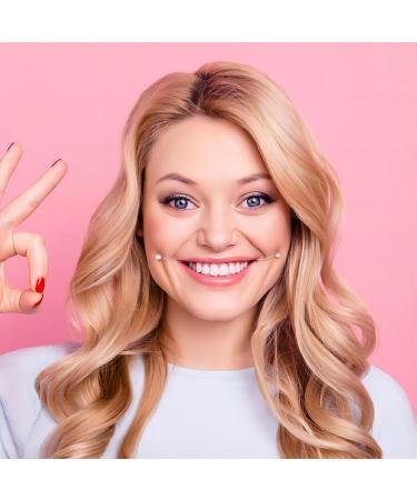 miduoidn Smiling Refinement Cheeks Dimples Maker Beads for Women and Girls Strong and Effective Metal Natural Dimples Maker Silver - Buy Online on GoSupps.com