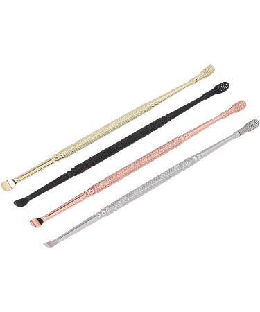 Earwax Removal Kit 4 Colors Stainless Steel Double Head Ear Spoon 360 Spiral Earwax Remover Cleaning Tool for Earwax Removal - Buy Online on GoSupps.com