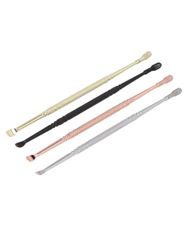 Stainless Steel Double Head Ear Spoon | 360 Spiral Earwax Remover | 4 Colors | Cleansing Tool - Buy Online on GoSupps.com