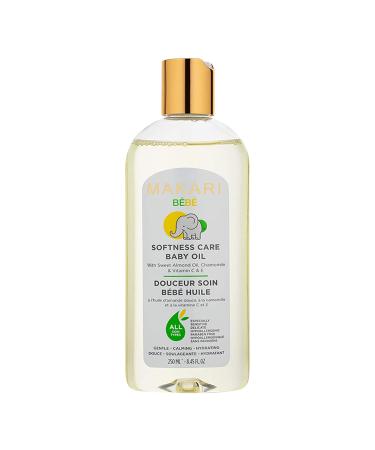Makari Bebe Softness Care Baby Oil (250 ml) | Sweet Almond Oil-Enriched Baby Massage Oil | Helps Soothe, Calm, Soften, and Nourish Your Babys Skin | Recommended for Delicate and Sensitive Skin