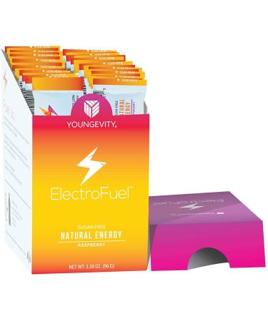 Hydration Supplements - Energy Drink Mix Raspberry Electrolytes Powder Packets Up to 60 Servings - Formerly GO Stik - Plus Gift