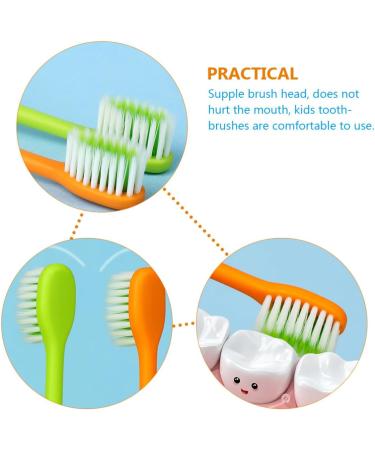 Frcolor 16 STK Carrot Toothbrush Set for Kids | Manual Oral Care & Toddler Brushes | Fun Effective Dental Care - Buy Online on GoSupps.com