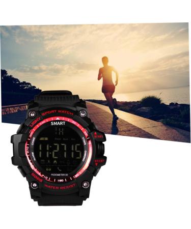 Besportble Heart Rate Monitor & Sleep Tracker Band - Fitness Tracking Bracelet in Medium Red - Buy Online on GoSupps.com