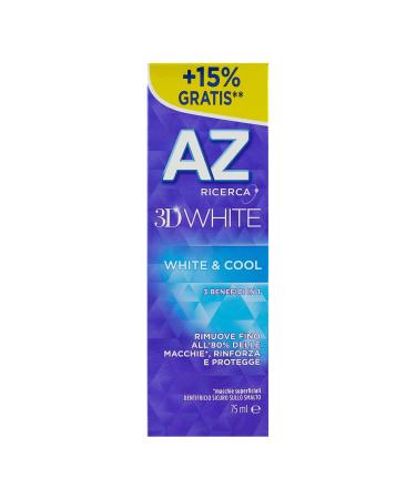 AZ 3D White & Cool toothpaste 75 ml