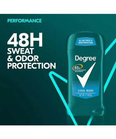 Degree Men Dry Protection Antiperspirant Cool Rush 2.7 oz (5 Pack) - Long-lasting Odor & Sweat Control - Buy Internationally - Buy Online on GoSupps.com