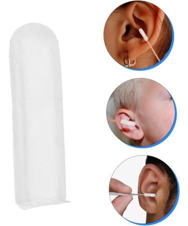 FOMIYES 20pcs Soft Silicone Ear Wax Removal Tips for Gentle Cleaning Reusable Ear Scoop Protector Sleeves Compatible Comfortable and Safe - Buy Online on GoSupps.com