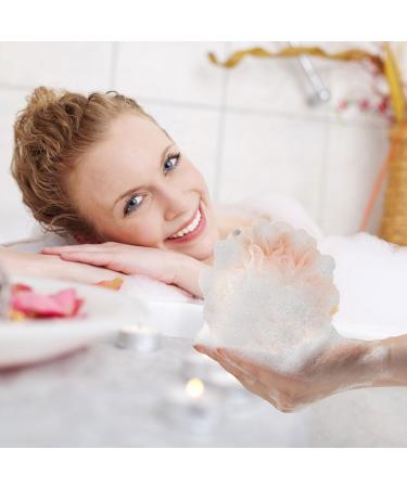 3 Pcs Exfoliating Bath Sponge Shower Puff Set for Adults - Soft Loofah Mesh Shower Ball Scrubbers - Buy Online on GoSupps.com