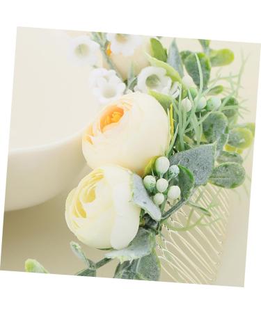 FRCOLOR Set of 3 Bridal Hair Comb Wedding Hair Accessories Fairy Hairpin Hair Combs Tiara Headpiece Wedding Hair Comb Flower Girl Headband Hair Accessories - Buy Online on GoSupps.com