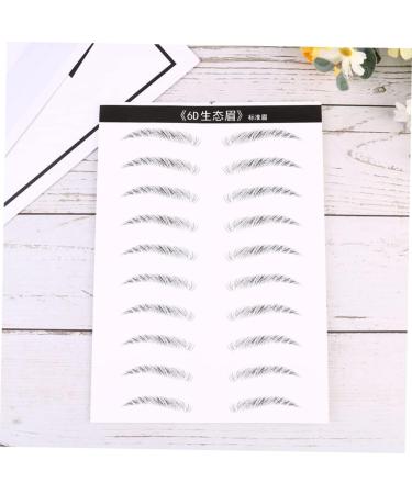 LALADEFIEE 2 Pairs Eyebrow Sticker Lumentes Magnetic Eyelashes False Eyelashes Elf Brow Gel Eyebrows Black - Buy Online on GoSupps.com