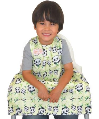 BIB-ON Full-Coverage Bib & Apron Combo for Infants & Toddlers (0-4) - Pandas - Buy Online on GoSupps.com