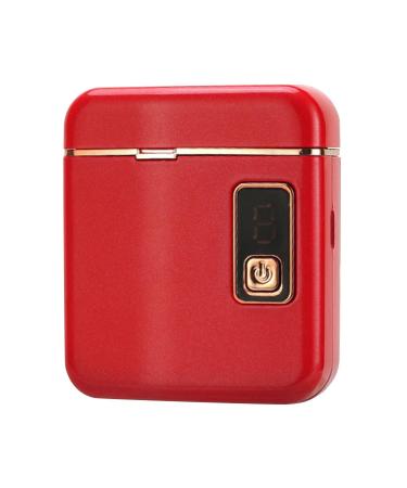 Automatic Nail Trimmer - 3 Modes Adjustable Safety Fingernail Trimmer Safety Fingernail Trimmer & Cutter Lighted Quiet Nail Scissors with Storage for Home Use Red