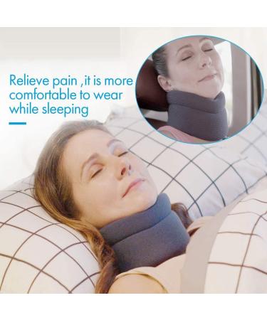 PCIVZXAM Neck Support Pillow - Foam Neck Brace for Cervical Pain Relief | Adjustable Neck Fixator | Size M - International Shipping - Buy Online on GoSupps.com