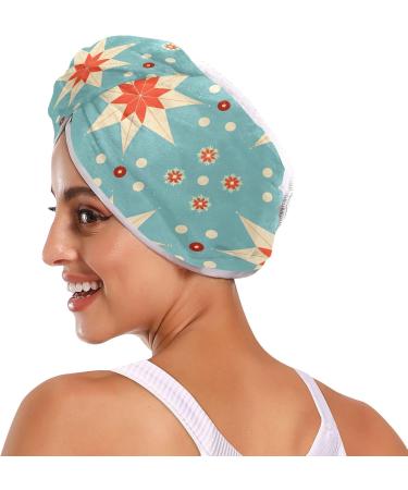 Seamless Retro Hair Towel 2 Pack - Super Absorbent Quick Dry Turbans for Women & Girls - Buy Online on GoSupps.com