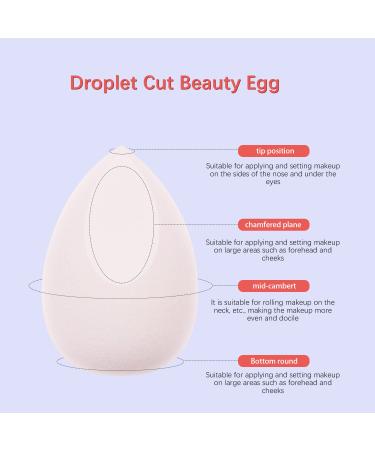 Shop Pink 4 Pcs Makeup Sponges Blender Set | Premium Beauty Sponges for Foundation & Liquid | Ideal for Dry & Wet Use | Holder Box Included - Buy Online on GoSupps.com