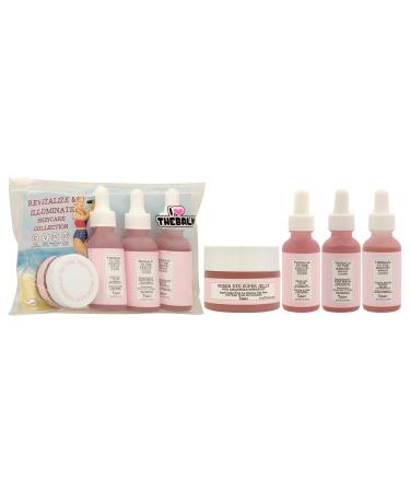Revitalize & Illuminate Skincare Collection by the Balm for Women - Eye Super Jelly Face Oil Glow & Serums | 4 Pc Set - Buy Online on GoSupps.com