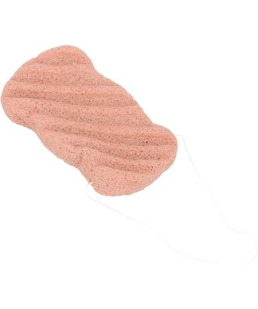 Verdant Touch Exfoliating Face Sponge Facial Sponge Reusable Exfoliating Bath Puff Washable Portable Face Cleansing Plant Fiber Pink - Buy Online on GoSupps.com