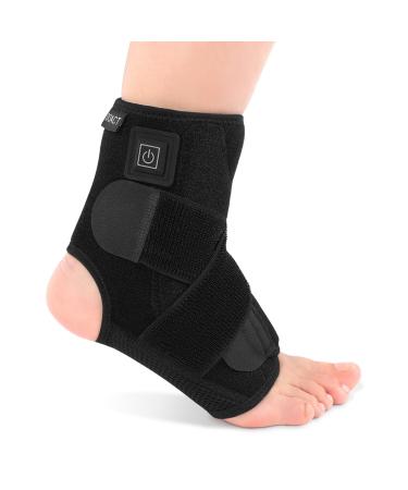 Ankle Heating Pad Heating Ankle Support Heated Ankle Brace USB Ankle Protector Winter Keep Warm Compress Wrap Belt Foot Heating Pad for Achilles Tendonitis