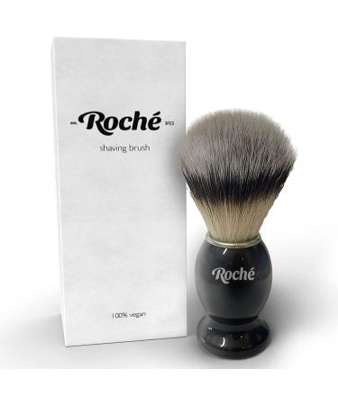 Shaving Brush - Luxury Exfoliating Synthetic Barbers Shave Brush Vegan & Suitable for Sensitive Skin