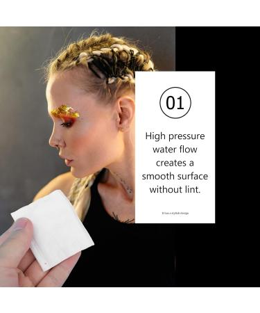 Minkissy 158 Cotton Pad Set - Premium One-Way Makeup Remover Compressed Facial Wash Pads for Easy Use Perfect for Babies & Skincare - Pure White Cotton Cloths - Buy Online on GoSupps.com