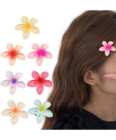 hgnxa Girl Flower Plumeria Hair Clip Sweet Handmade Cute Hair Duckbill Clip Headwear Hair Headwear for Women Girl Combination - Buy Online on GoSupps.com