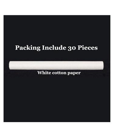Moxa Rolls 30 pcs - 3 Pockets 18mmx200mm Wild Wormwood Moxibustion Stick-Burner | Traditional Massage Tools (White Cotton Paper) - Buy Internationally! - Buy Online on GoSupps.com