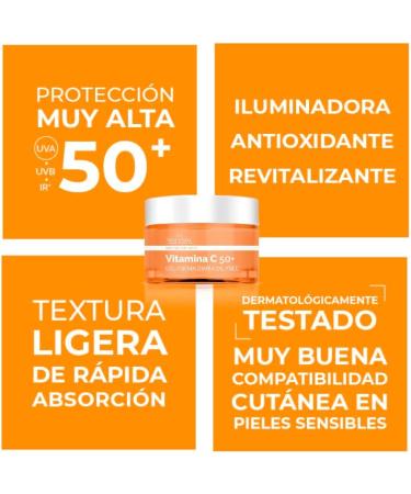 Natysal Crema Vamina C 50 - Best Vitamin C Cream for Glowing Skin | Buy Internationally Online - Buy Online on GoSupps.com