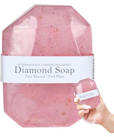  Veeteah Handmade Gemstone Shaped Soap | Natural Moisturizing Soap with Gold Foil | Scented Soap for Men and Women for Face and Veeteah - Buy Online on GoSupps.com