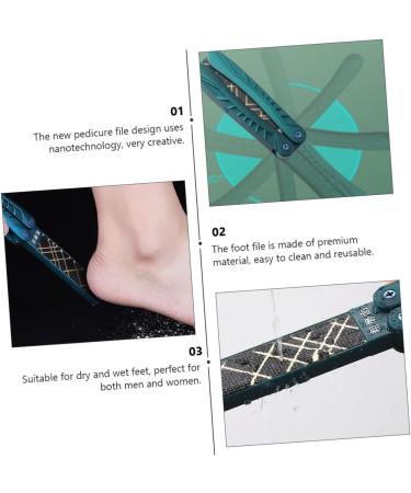 Ipetboom 1pc Foot File Power Tools Callus Remover Cleaning Tools Household Pedicure Device Corn Remover Foot Callus Pedicure Tools for Feet Foldable Pedicure Tool Portable Pumice Stone Abs - Buy Online on GoSupps.com