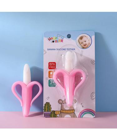 Baby Banana Gum Molar Stick bite Lok Food Silicone Fruit Gum Training Toothbrush - Buy Online on GoSupps.com