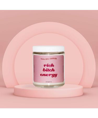 Cool Girl Candles | Rich Bitch Energy Fig + Honey | All Natural Coconut Soy Wax | Strong Scented Clean Burning Candles | Funny Gifts for Home Fragrance | 8.5 fl oz - Buy Online on GoSupps.com