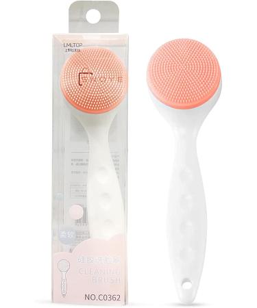 Silicone Facial Brush Silicone Face Cleansing Brush Device for Cleaning | Face Cleaner Manual Blackheads Dirt for Deeply Cleaning Pore Massaging - Buy Online on GoSupps.com